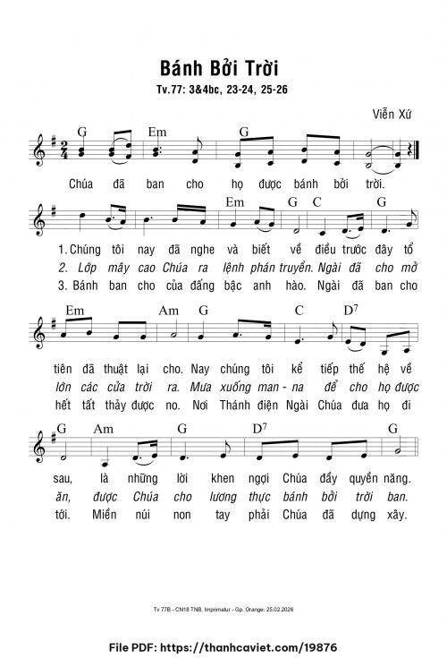 Bánh bởi trời - Viễn Xứ - trang 1