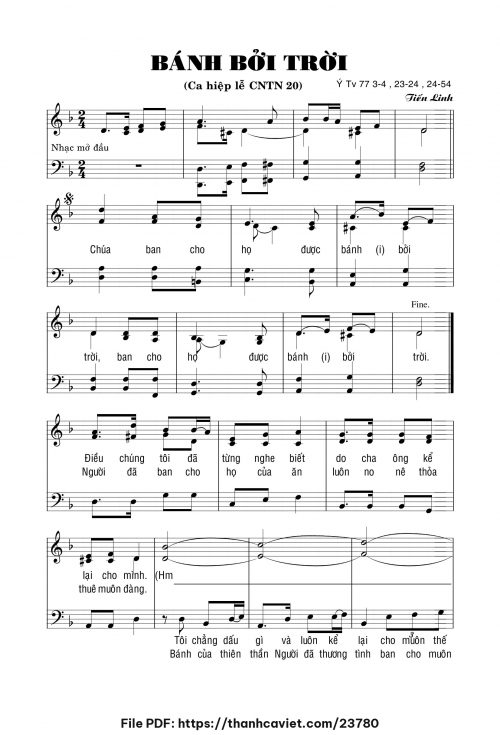 Bánh bởi trời - Tiến Linh - trang 1