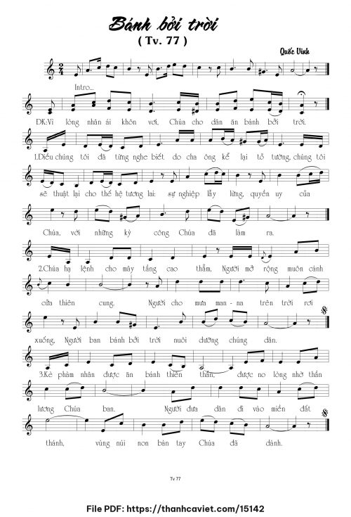 Bánh bởi trời - Quốc Vinh - trang 1
