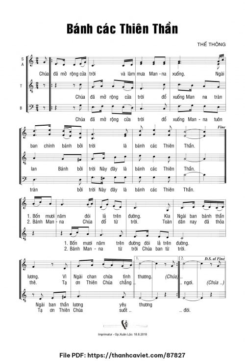 Bánh các Thiên Thần - Thế Thông - trang 1
