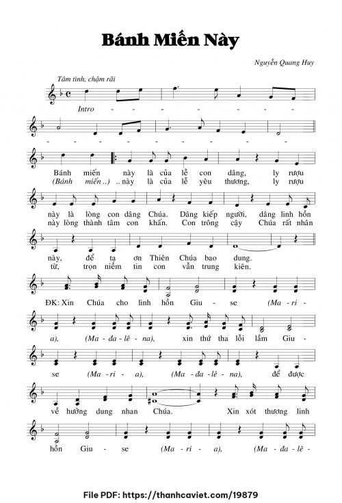 Bánh miến này - Nguyễn Quang Huy - trang 1