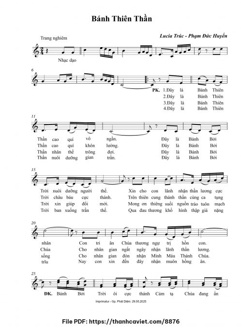 Bánh Thiên Thần - Phạm Đức Huyến - Lucia Trúc - trang 1