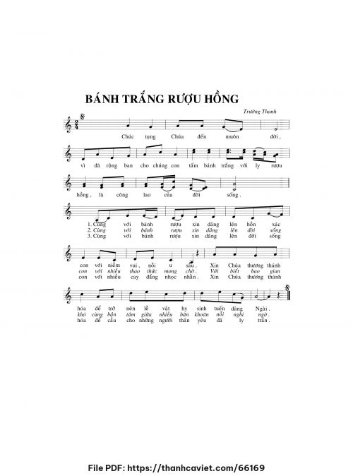 Bánh trắng rượu nồng - Trường Thanh - trang 1