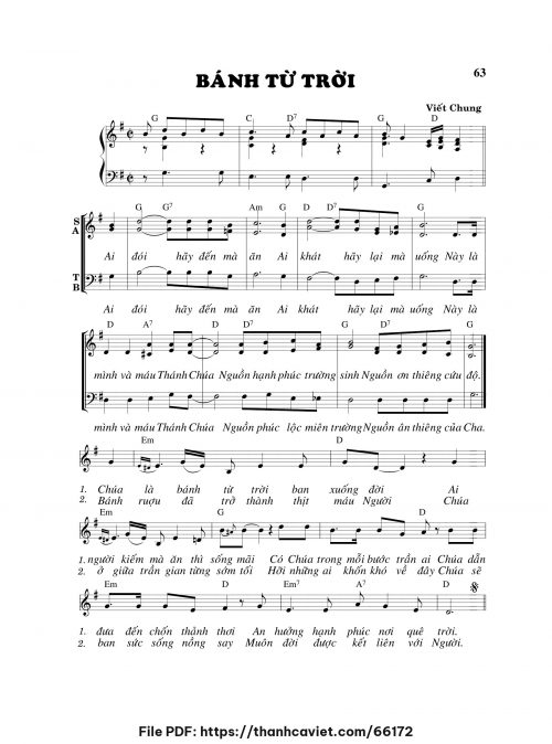 Bánh từ trời - Viết Chung - trang 1
