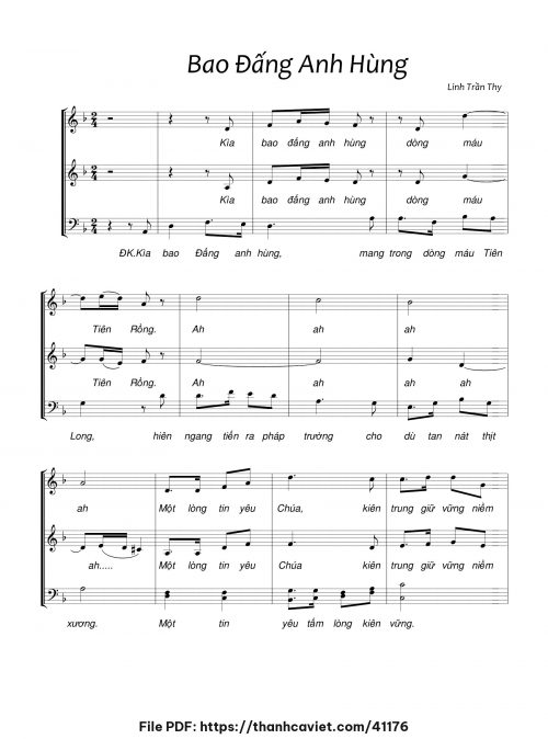 Bao đấng anh hùng - Linh Trần Thy - trang 1