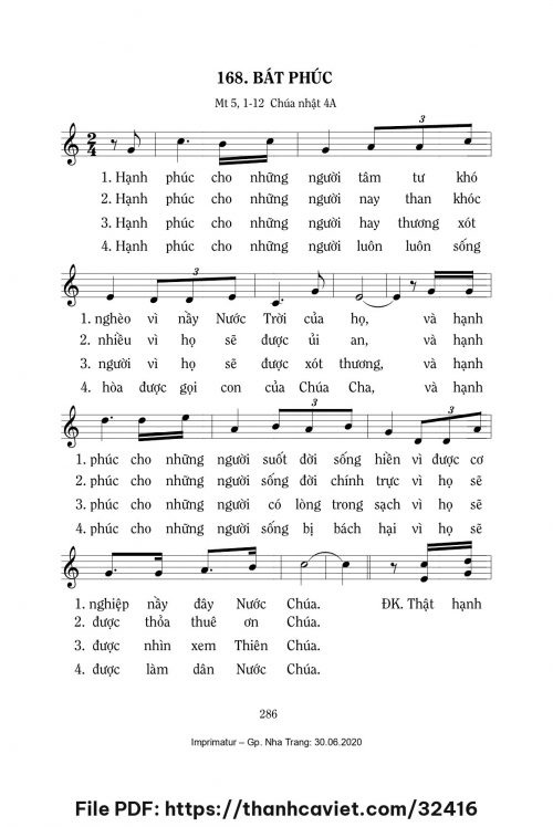 Bát phúc [CN4 TNA] – - Lm. Mi Trầm - trang 1