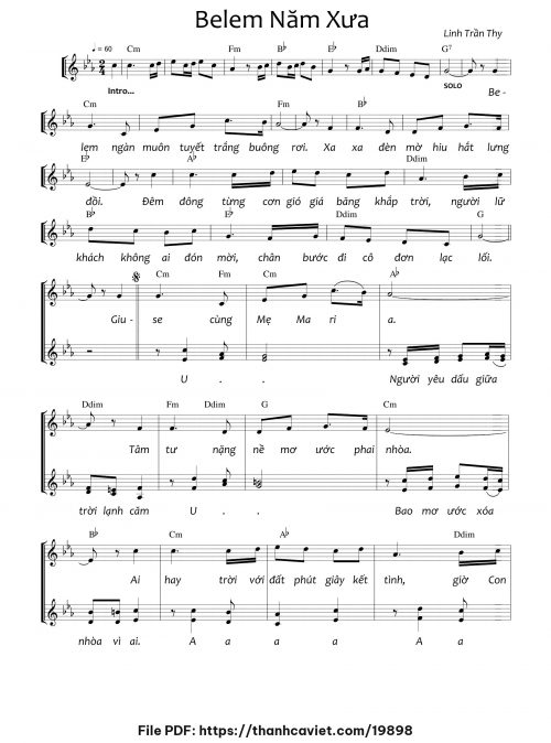 Bêlem năm xưa - Linh Trần Thy - trang 1
