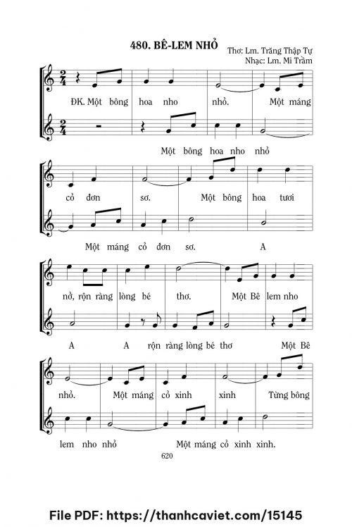 Bêlem nhỏ - Lm. Mi Trầm - trang 1