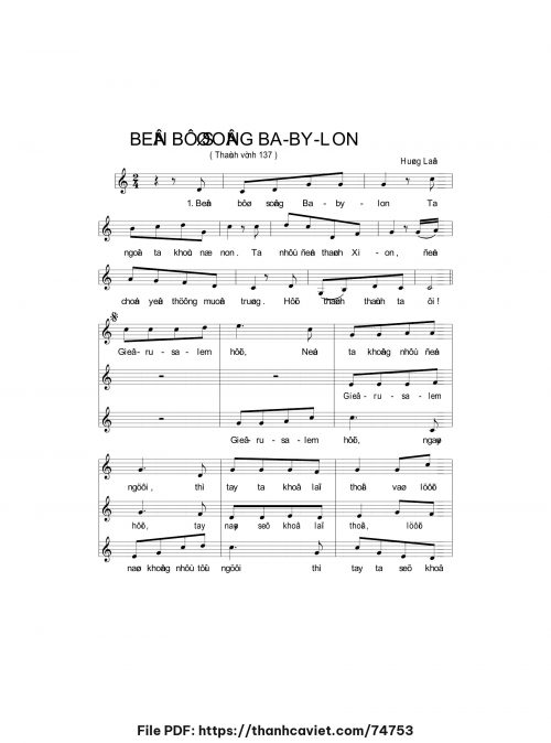 Bên bờ sông Babylon - Hùng Lân - trang 1