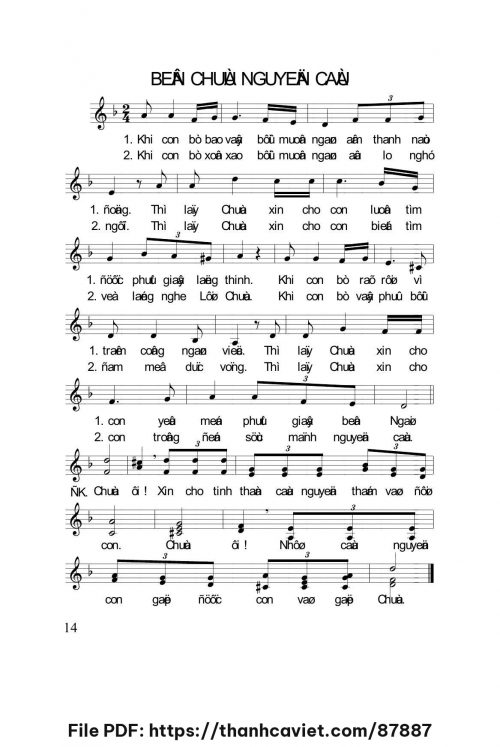 Bên Chúa nguyện cầu - Lm. Nguyễn Duy - trang 1