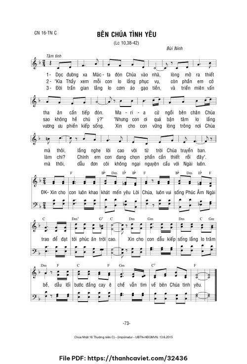 Bên Chúa tình yêu - Lm. Bùi Ninh - trang 1