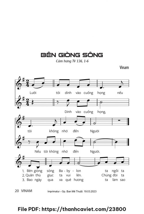Bên dòng sông - Vinam - trang 1