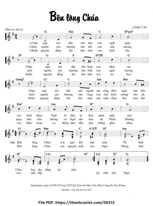 Bên lòng Chúa - Lm. Giang Tâm - trang 1