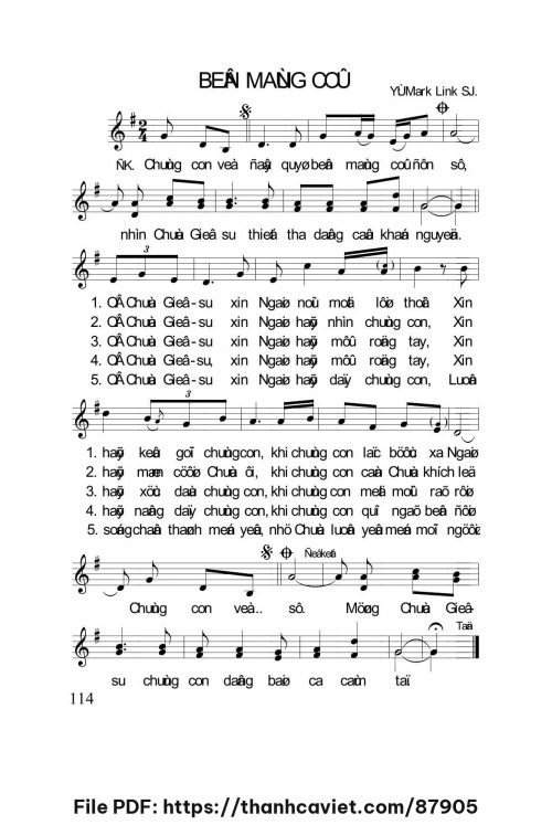 Bên máng cỏ - Lm. Nguyễn Duy - trang 1
