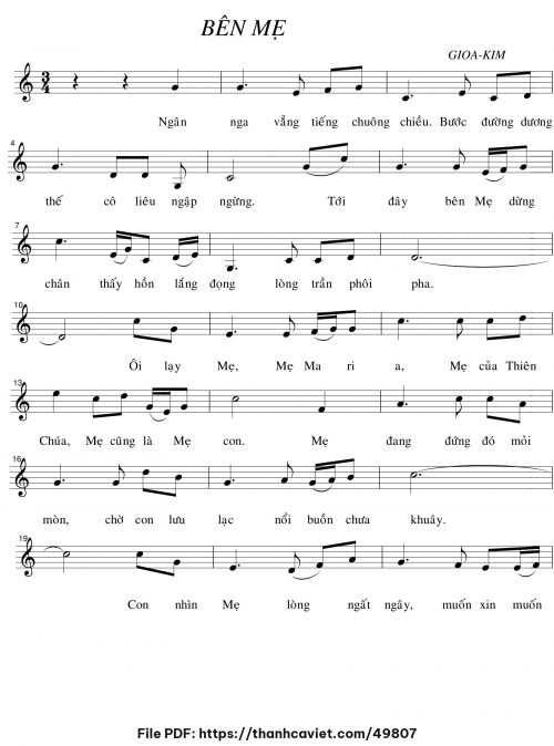 Bên Mẹ - Gioa-Kim - trang 1