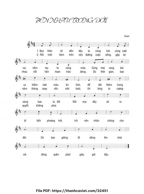 Bên nhau trong đời - Giuse - trang 1