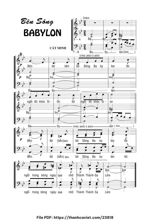 Bên sông Babylon - Cát Minh - trang 1