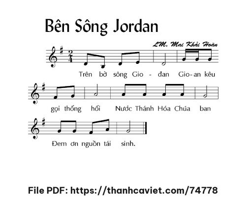 Bên Sông Jordan - Mai Khải Hoàn - trang 1