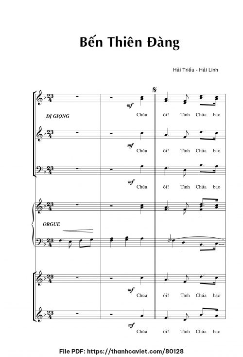 Bến Thiên Đàng - Hải Triều - Hải Linh - trang 1