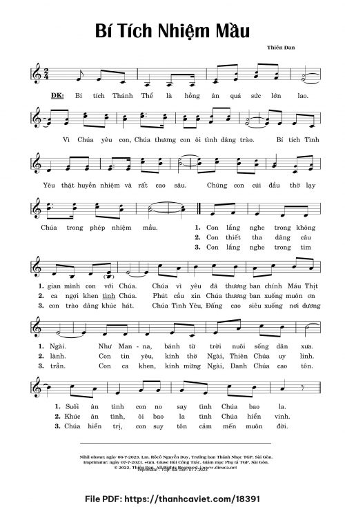 Bí Tích nhiệm mầu - Sr. Thiên Đan, D.C. - trang 1