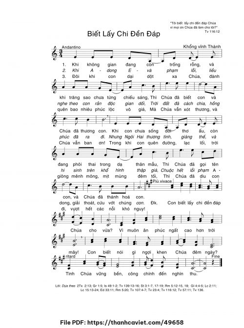 Biết lấy chi đền đáp - Khổng Vĩnh Thành - trang 1