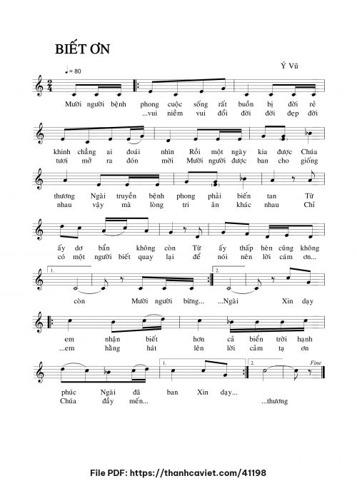 Biết ơn - Ý Vũ - trang 1