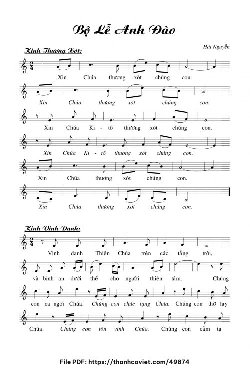 Bộ Lễ Anh Đào - Hải Nguyễn - trang 1
