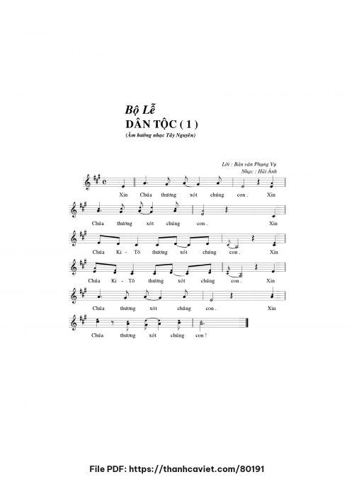 Bộ Lễ Dân Tộc - Hải Ánh - trang 1