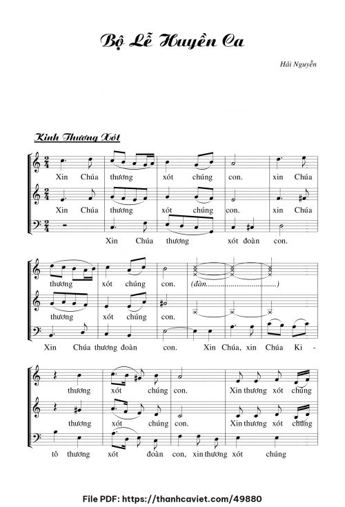 Bộ Lễ Huyền Ca - Hải Nguyễn - trang 1