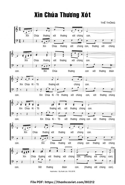 Bộ Lễ Marias Stella – Xin Chúa thương xót - Thế Thông - trang 1