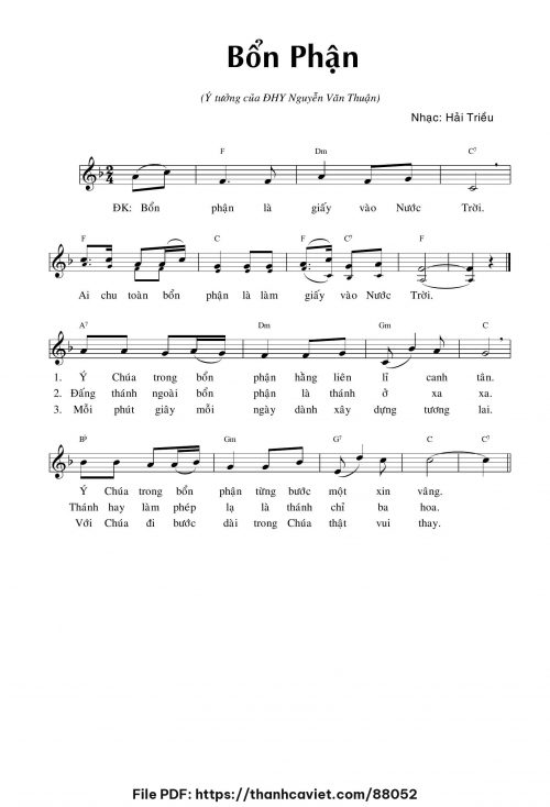 Bổ phận - Hải Triều - trang 1