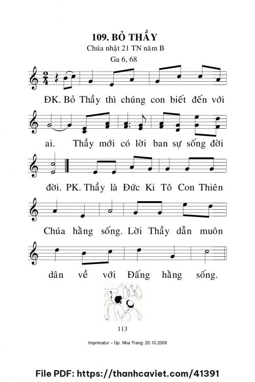 Bỏ Thầy [CN21 TNB] – - Lm. Mi Trầm - trang 1