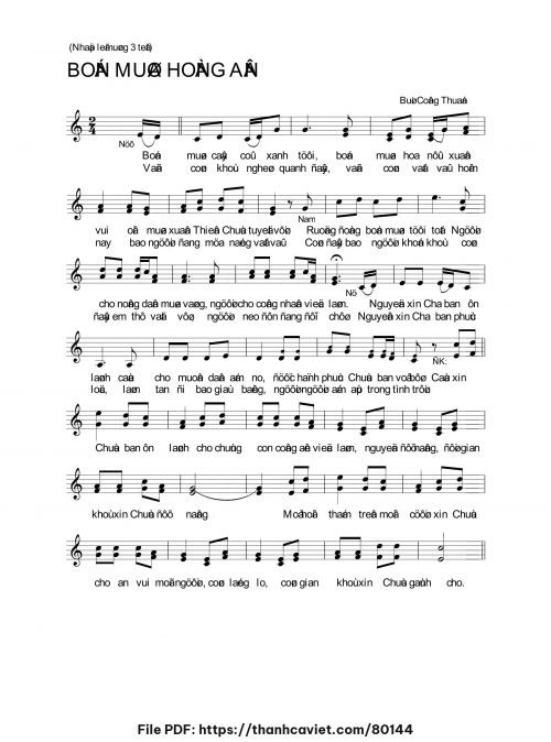 Bốn mùa hồng ân - Bùi Công Thuấn - trang 1