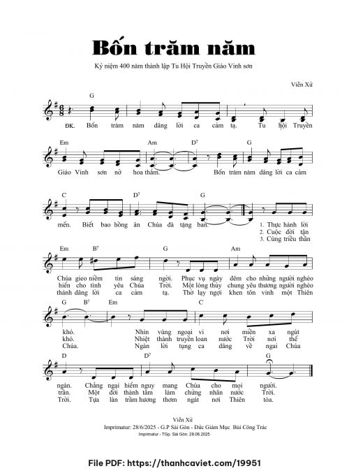 Bốn trăm năm - Viễn Xứ - trang 1