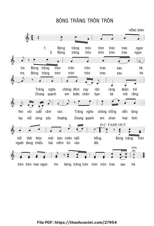 Bóng trăng tròn tròn - Hồng Bính - trang 1