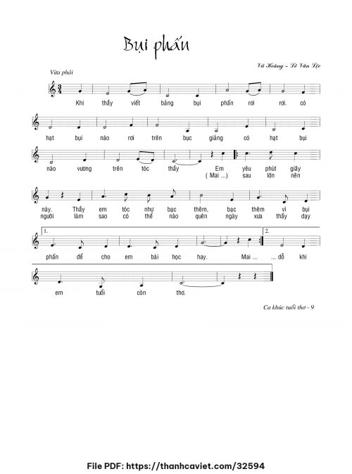 Bụi phấn - Vũ Hoàng - trang 1
