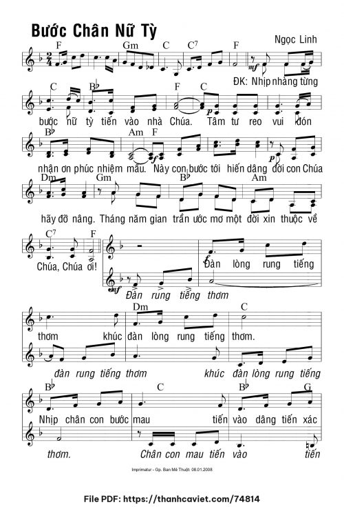Bước chân nữ tỳ - Ngọc Linh - trang 1