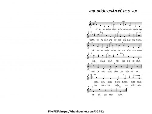 Bước chân về reo vui - Chưa biết - trang 1