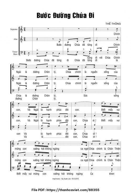 Bước đường Chúa đi - Thế Thông - trang 1
