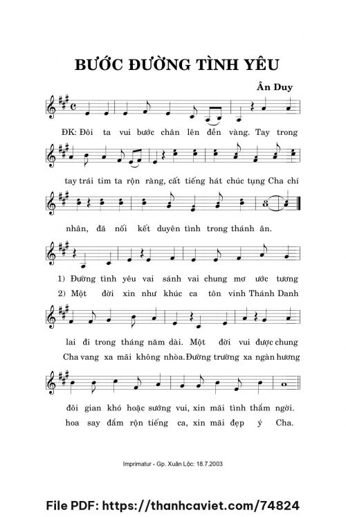 Bước đường tình yêu - Ân Duy - trang 1
