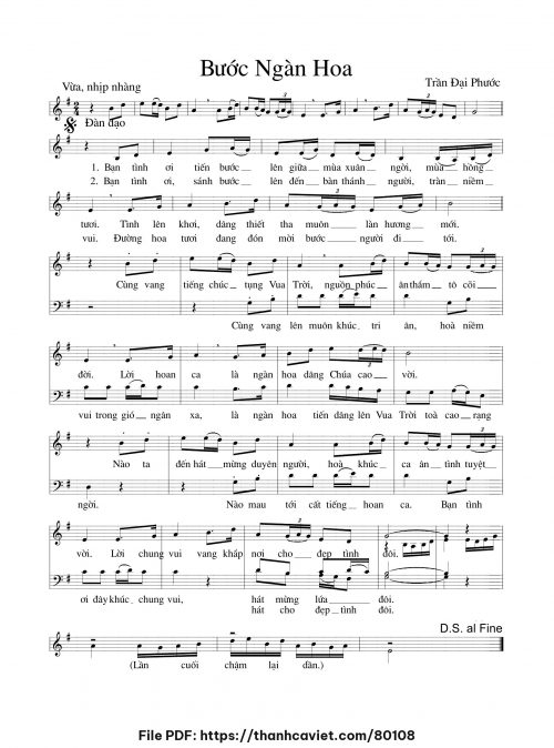 Bước ngàn hoa - Trần Đại Phước - trang 1