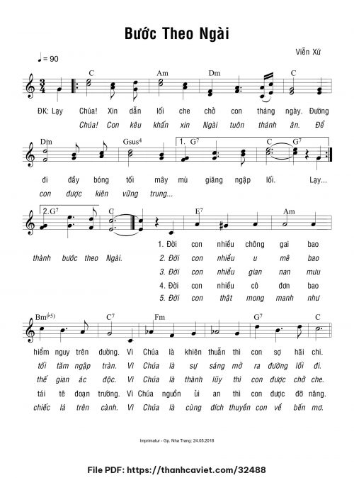 Bước theo Ngài - Viễn Xứ - trang 1