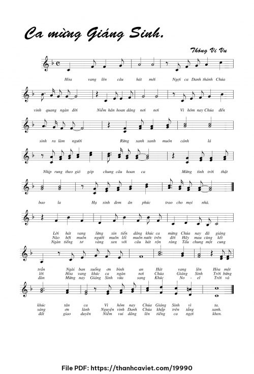 Ca mừng Giáng sinh - Thông Vi Vu - trang 1