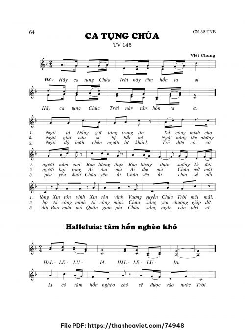 Ca tụng Chúa - Viết Chung - trang 1