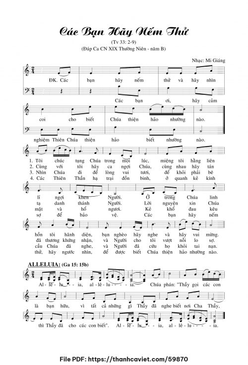 Các bạn hãy nếm thử - Mi Giáng - trang 1