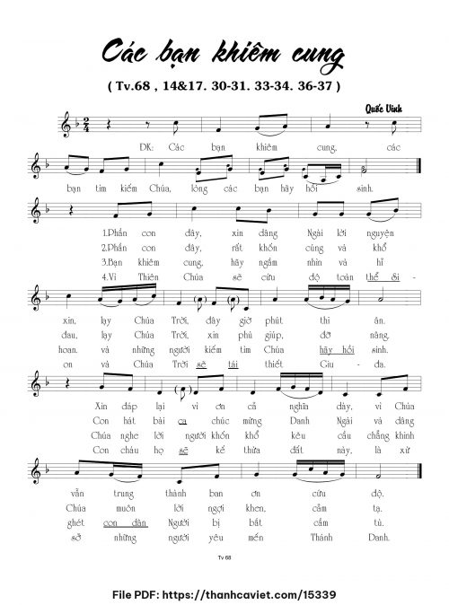 Các bạn khiêm cung - Quốc Vinh - trang 1