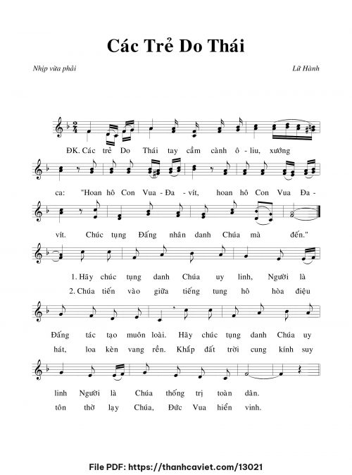 Các trẻ Do Thái - Lữ Hành - trang 1