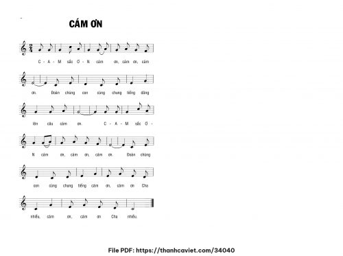 Cám ơn - Chưa biết - trang 1