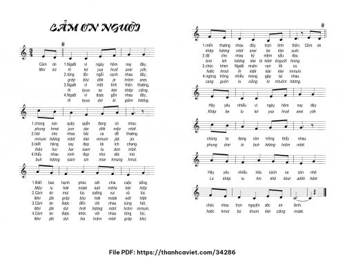 Cảm ơn Người - Chưa biết - trang 1