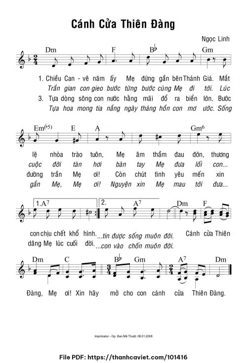 Cánh cửa Thiên Đàng - Ngọc Linh - trang 1